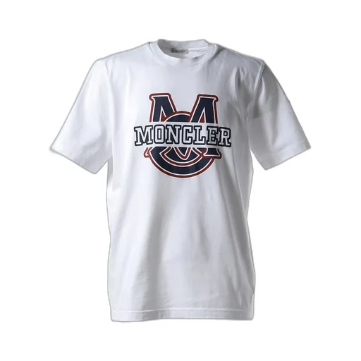 College Logo Ss T-Shirt / Wht