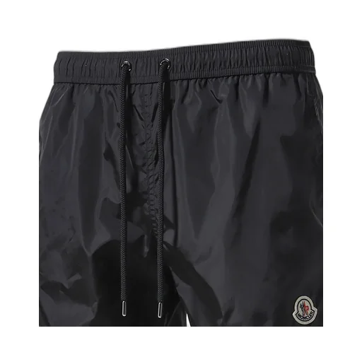 Logo Patch Swimwear / Black