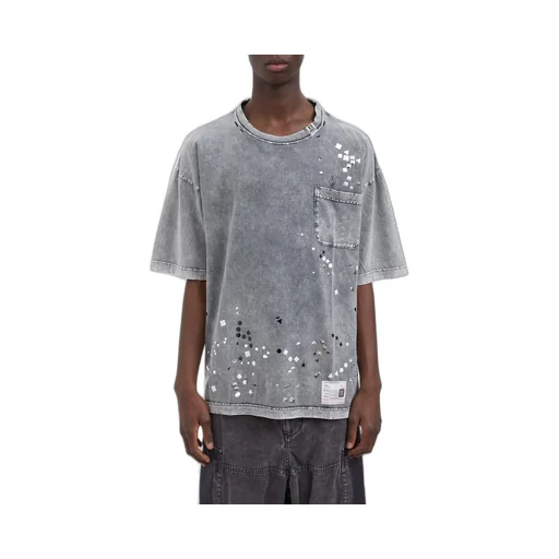 Maison Mihara Yasuhiro Embellished Bleached T-Shirt