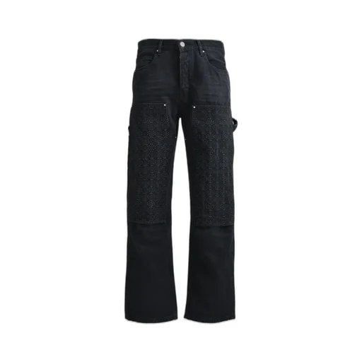 Debossed Ma Quad Carpenter / Vtg Blk