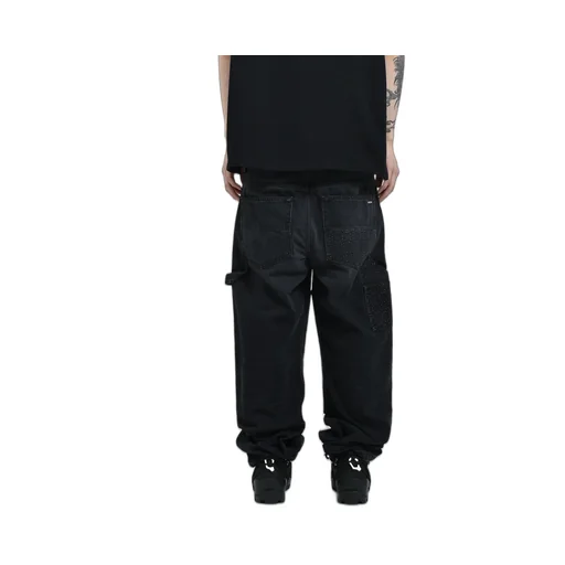 Debossed Ma Quad Carpenter / Vtg Blk