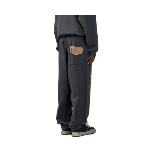 Maison Mihara Yasuhiro Embellished Distressed Sweat Pants