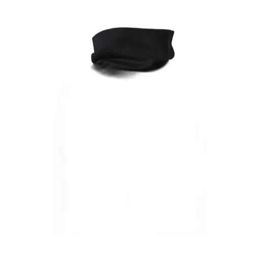 High Neck Short Sleeve Shirt /Blk