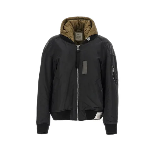 Maison Mihara Yasuhiro Extended Placket Hood Flight Jacket