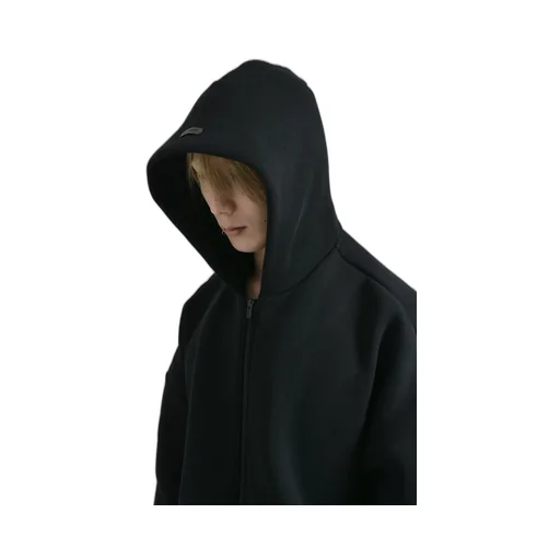 Full Zip Hoodie /Blk