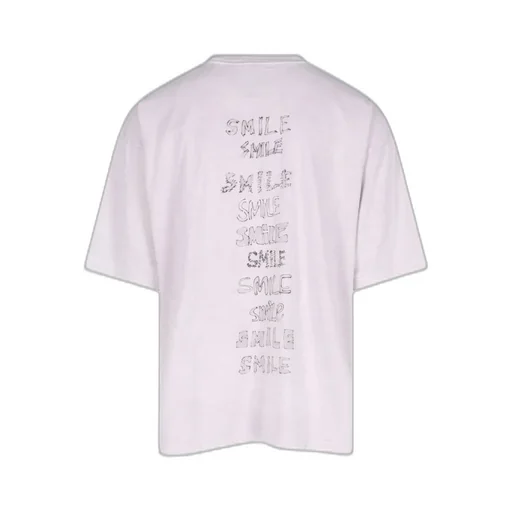 Maison Mihara Yasuhiro Graphic-Printed Crewneck Distressed T-Shirt