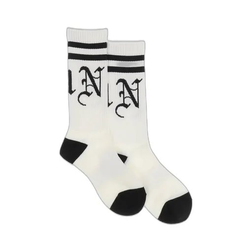 Jn Logo Socks / White