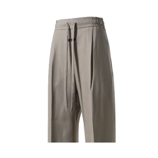 Drawstring Wide Leg Pant /Dusty Beige