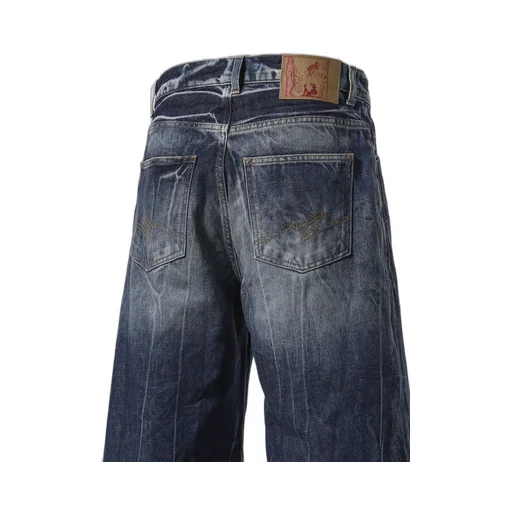 Zip Jean Short / Blu Acid Blu