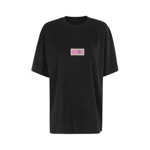 Mm6 Maison Margiela Numbers Motif-Patch Crewneck T-Shirt