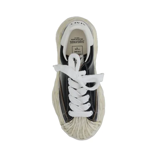 Maison Mihara Yasuhiro Blakey Wrinkled Low-Top Sneakers