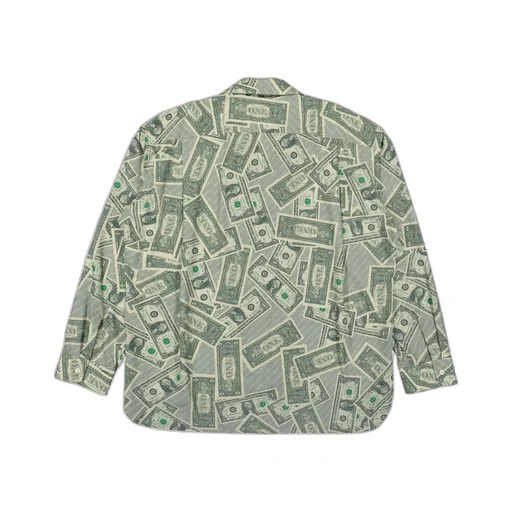 Maison Mihara Yasuhiro Dollar Bill Logo Patch Shirt