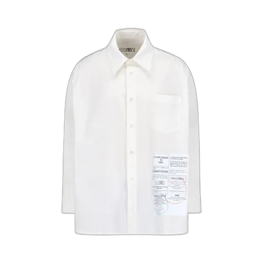 Mm6 Maison Margiela Newspaper Printed Shirt