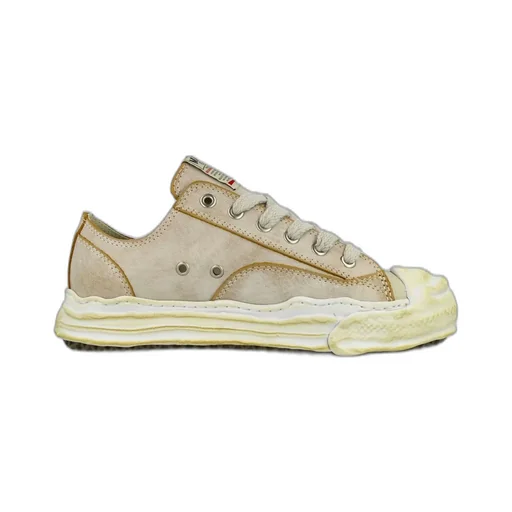 Maison Mihara Yasuhiro Hank Distressed Low-Top Sneakers