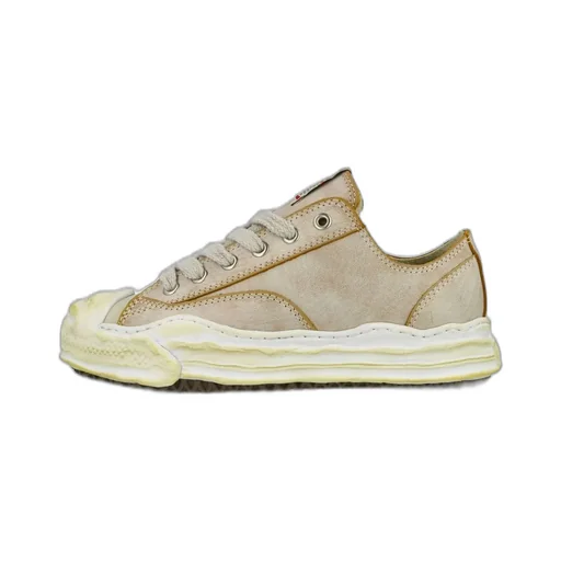 Maison Mihara Yasuhiro Hank Distressed Low-Top Sneakers