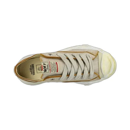 Maison Mihara Yasuhiro Hank Distressed Low-Top Sneakers