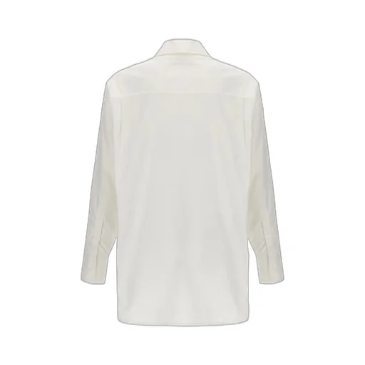 Mm6 Maison Margiela Logo Printed Oversized Shirt