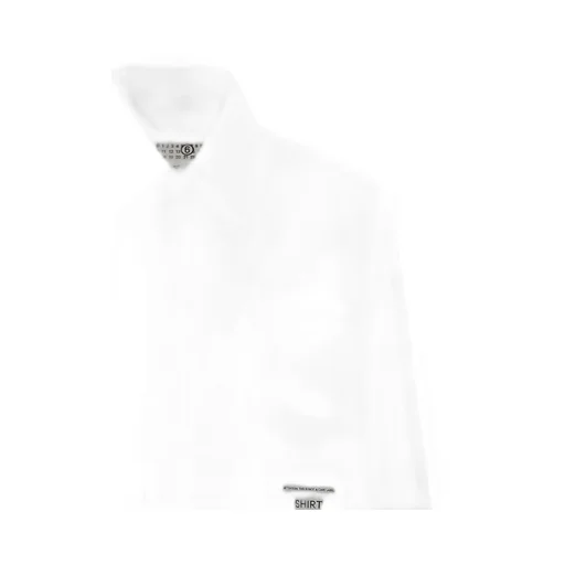 Mm6 Maison Margiela Logo Printed Oversized Shirt