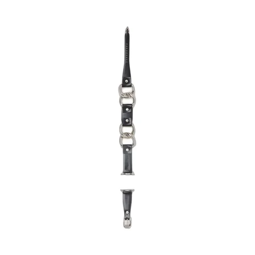 Ring Chain ​​Watch Belt / Black