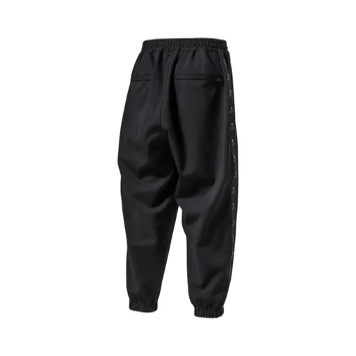 Skull Tape Jersey Jogger Pants / Blk
