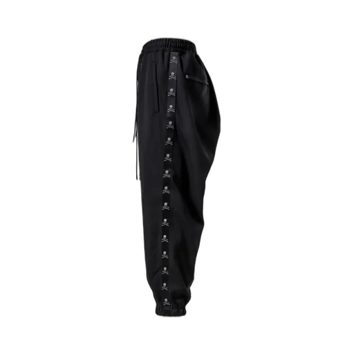 Skull Tape Jersey Jogger Pants / Blk