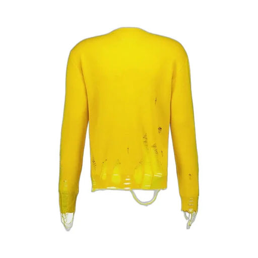 Mm6 Maison Margiela Drop Shoulder Distressed Jumper