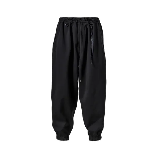 Skull Tape Jersey Jogger Pants / Blk