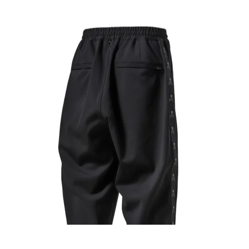 Skull Tape Jersey Jogger Pants / Blk