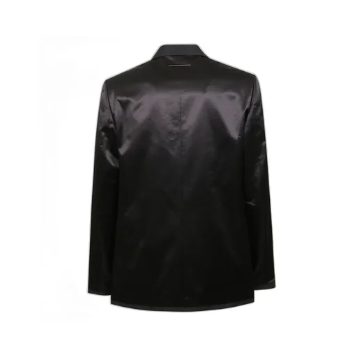 Mm6 Maison Margiela Single-Breasted Satin Blazer