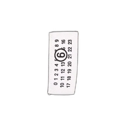 Mm6 Maison Margiela Logo Patch Knitted Scarf
