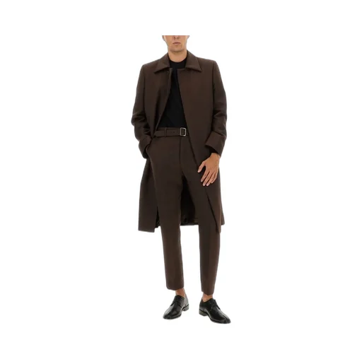 Mm6 Maison Margiela Pressed Crease Belted Pants