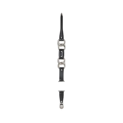 Ring Chain ​​Watch Belt / Black