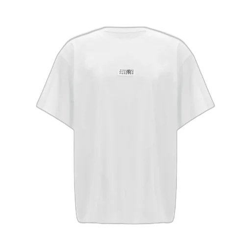 Mm6 Maison Margiela Numbers Motif-Patch Crewneck T-Shirt