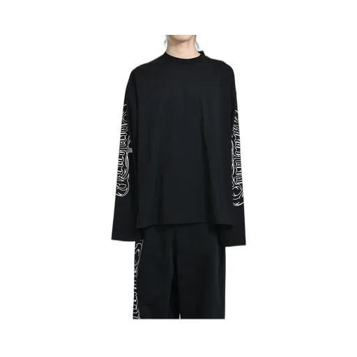 Metal Printed Longsleeve / Blk