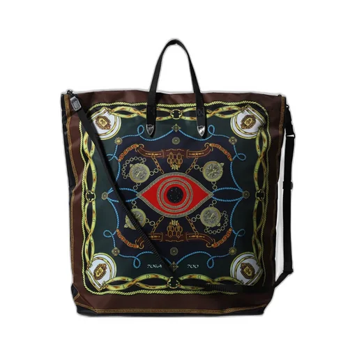 Print Tote Bag / Grn