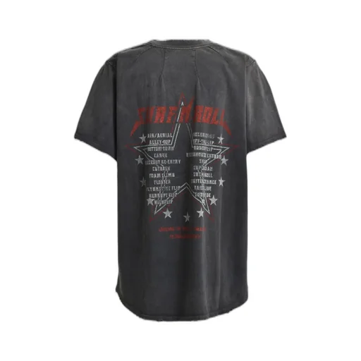Surf N Roll T-Shirt / Blk