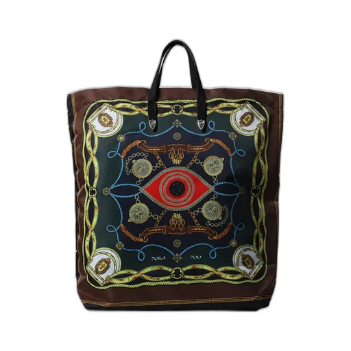Print Tote Bag / Grn