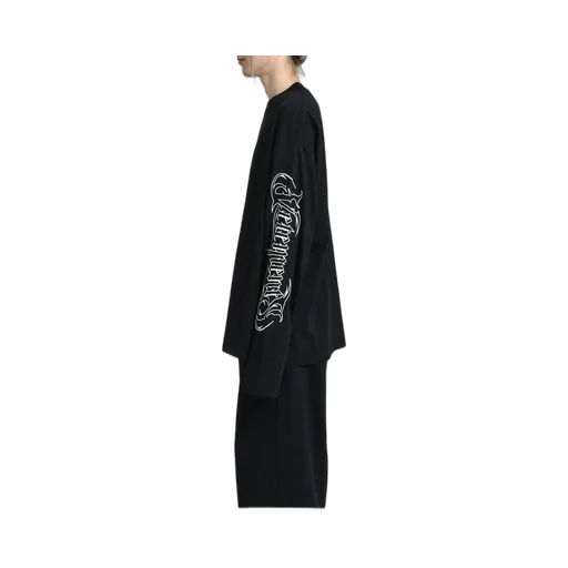 Metal Printed Longsleeve / Blk