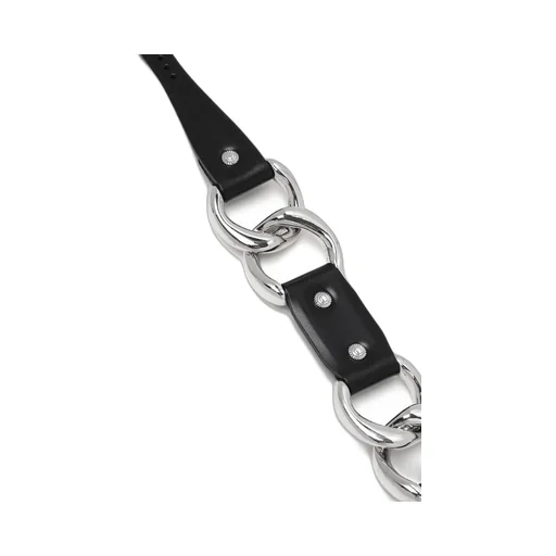 Ring Chain ​​Watch Belt / Black