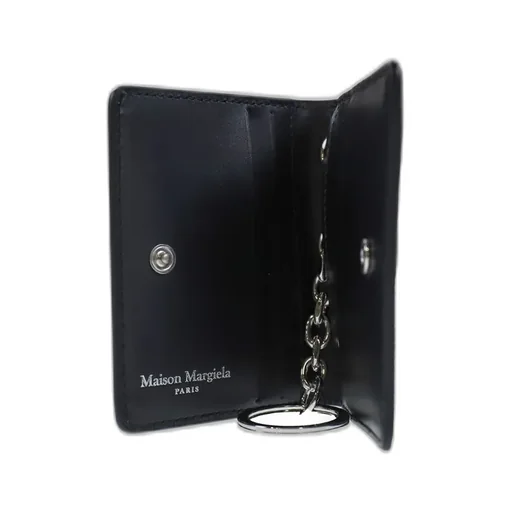 Card Holder Clip 2 Key Ring / Blk