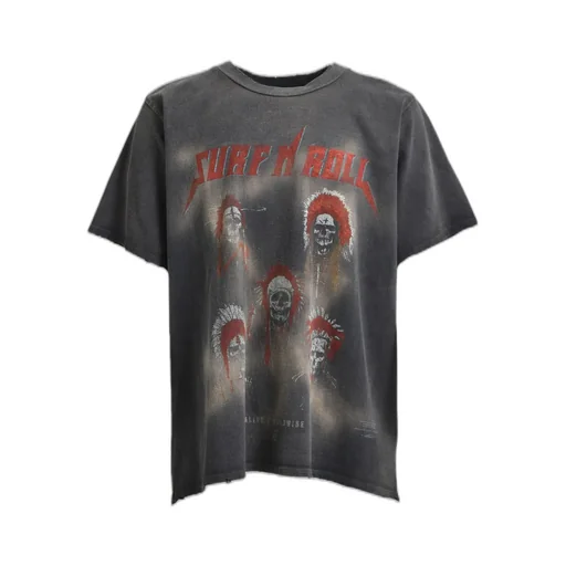 Surf N Roll T-Shirt / Blk