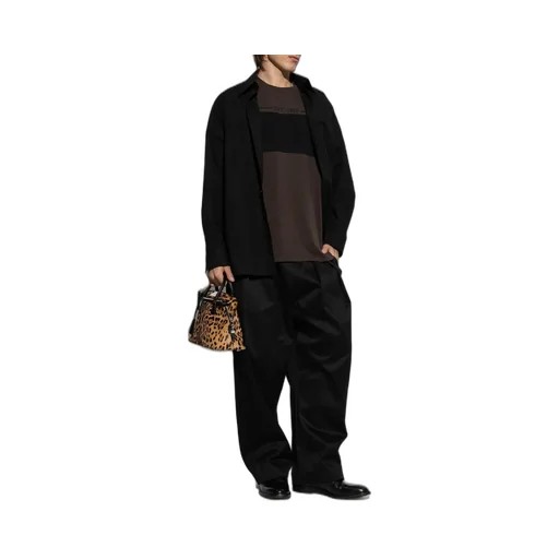 Mm6 Maison Margiela Logo-Embroidered Crewneck T-Shirt