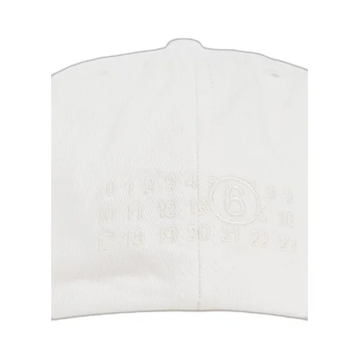Mm6 Maison Margiela Logo Embroidered Baseball Cap