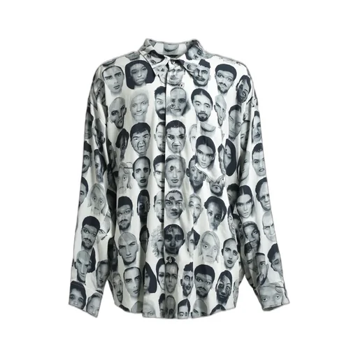 Finalists Twisted Shirt / Blk And Wht Mix