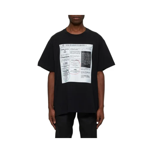 Mm6 Maison Margiela Graphic-Printed Crewneck T-Shirt