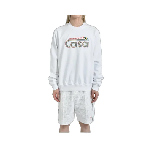 Equipement Sportive Embroidered Classic Sweatshirt / Wht