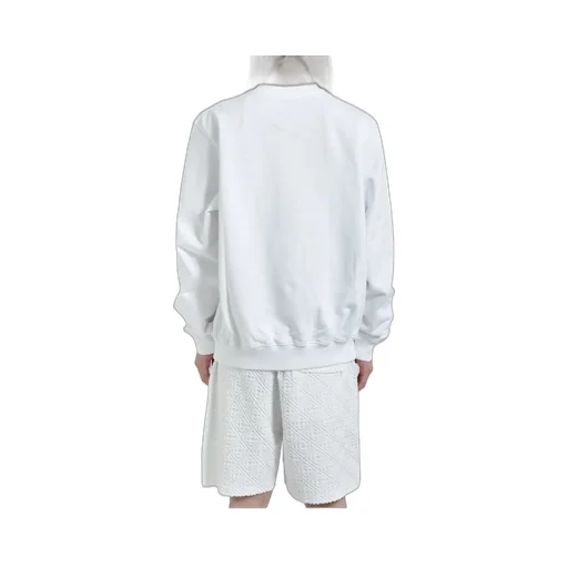 Equipement Sportive Embroidered Classic Sweatshirt / Wht