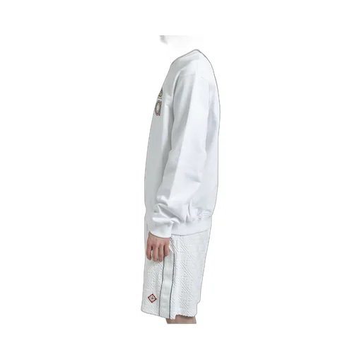 Equipement Sportive Embroidered Classic Sweatshirt / Wht