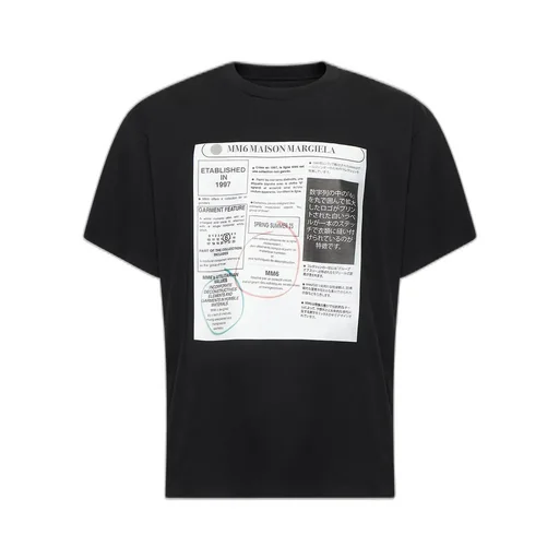 Mm6 Maison Margiela Graphic-Printed Crewneck T-Shirt