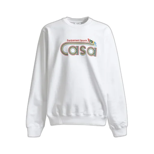 Equipement Sportive Embroidered Classic Sweatshirt / Wht